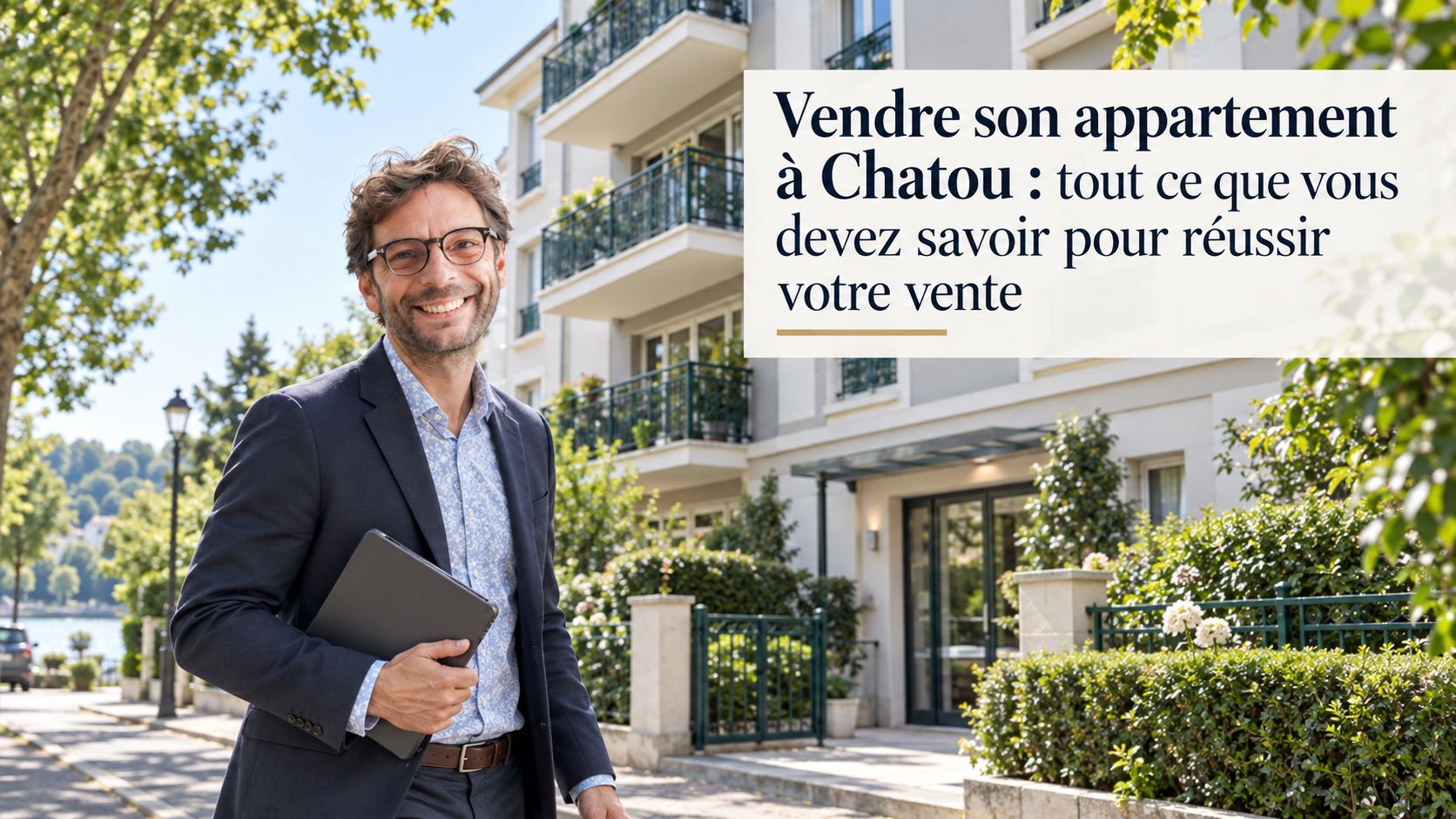 Vendre son appartement à Chatou avec Laurent Talbot, conseiller iad France